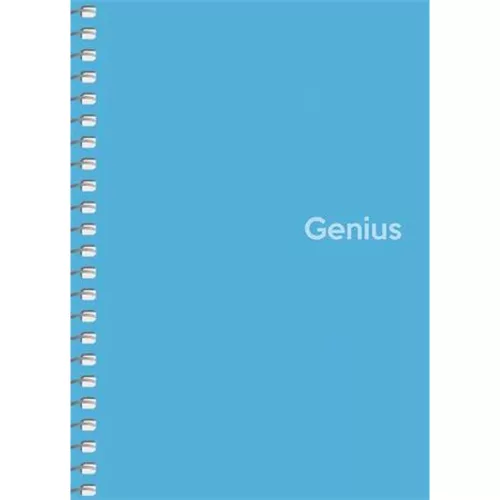 Spirálfüzet, A6, kockás, 80 lap, PP borító, SHKOLYARYK "Genius", vegyes