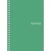 Spirálfüzet, A6, kockás, 80 lap, PP borító, SHKOLYARYK "Genius", vegyes