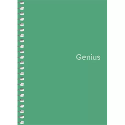 Spirálfüzet, A6, kockás, 80 lap, PP borító, SHKOLYARYK "Genius", vegyes