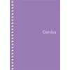 Spirálfüzet, A6, kockás, 80 lap, PP borító, SHKOLYARYK "Genius", vegyes