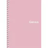 Spirálfüzet, A6, kockás, 80 lap, PP borító, SHKOLYARYK "Genius Pastel", vegyes