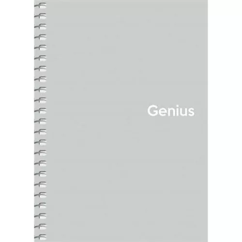 Spirálfüzet, A6, kockás, 80 lap, PP borító, SHKOLYARYK "Genius Pastel", vegyes