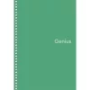 Spirálfüzet, A5, kockás, 80 lap, PP borító, SHKOLYARYK "Genius", vegyes