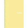 Spirálfüzet, A5, kockás, 80 lap, PP borító, SHKOLYARYK "Genius Pastel", vegyes