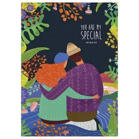   Füzet, tűzött, A5, vonalas és sima, 2x40 lap, SHKOLYARYK "Twin Book Special"
