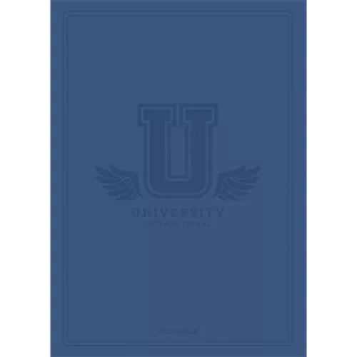 Füzet, tűzött, A5, kockás, 60 lap, SHKOLYARYK "University International", vegyes