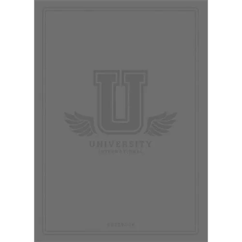 Füzet, tűzött, A5, kockás, 60 lap, SHKOLYARYK "University International", vegyes