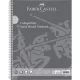 Spirálfüzet, A4, kockás, 80 lap, perforált, lyukasztott, FABER-CASTELL