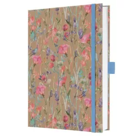   Jegyzetfüzet, exkluzív, A5, vonalas, 96 lap, keményfedeles, SIGEL "Jolie", Pure Wildflowers