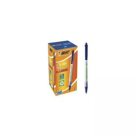   Golyóstoll, 0,32 mm, nyomógombos, BIC "Clic Stic ecolutions", kék