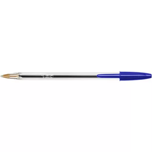Golyóstoll, 0,32mm, kupakos, BIC "Cristal Original", kék