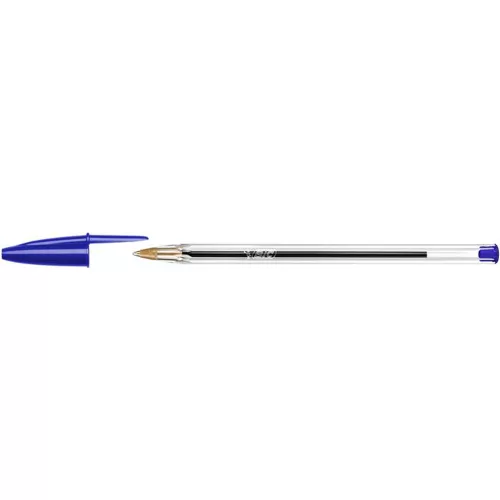 Golyóstoll, 0,32mm, kupakos, BIC "Cristal Original", kék