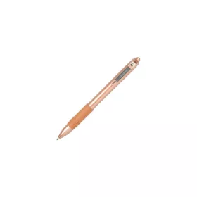   Golyóstoll, 0,27 mm, nyomógombos, ZEBRA "Z-Grip Smooth Rose Gold", kék