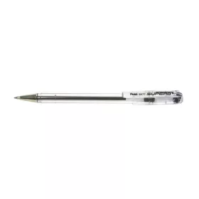   Golyóstoll, 0,35 mm, kupakos, PENTEL "Superb BK77", fekete