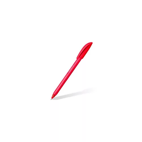 Golyóstoll, 0,3 mm, kupakos, STAEDTLER "Ball 432", piros