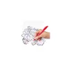 Golyóstoll, 0,3 mm, kupakos, STAEDTLER "Ball 432", piros
