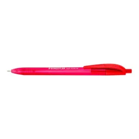   Golyóstoll, 0,5 mm, nyomógombos, STAEDTLER "Ball 423 M", piros