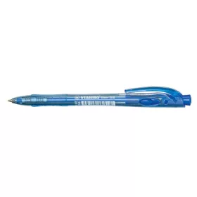   Golyóstoll, 0,38 mm, nyomógombos, STABILO "Liner 308", kék
