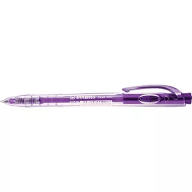   Golyóstoll, 0,38 mm, nyomógombos, STABILO "Liner 308", lila