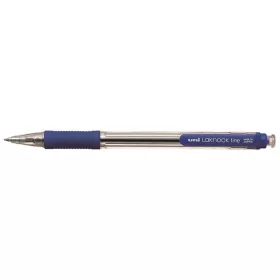   Golyóstoll, 0,4 mm, nyomógombos, UNI "SN-101 Laknock Fine", kék