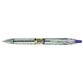   Golyóstoll, 0,27 mm, nyomógombos, PILOT "B2P EcoBall", kék