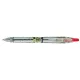 Golyóstoll, 0,27 mm, nyomógombos, PILOT "B2P EcoBall", piros