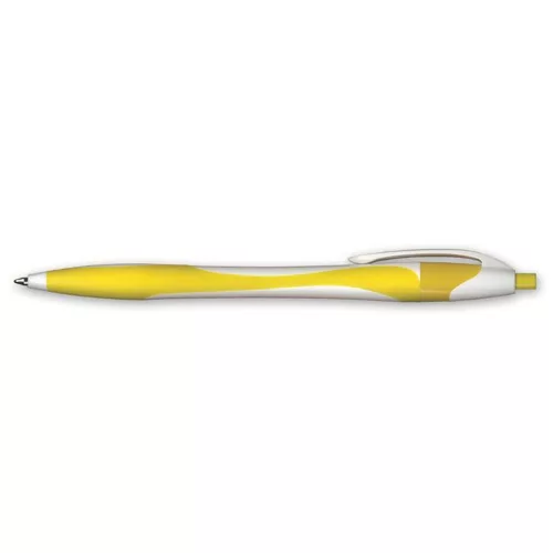 Golyóstoll, 0,4 mm, nyomógombos, vegyes színű test, GRANIT "D520", kék
