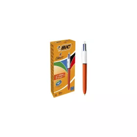   Golyóstoll, 0,3 mm, nyomógombos, négyszínű, BIC "4 Colours Fine"