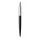 Golyóstoll, 0,7 mm, ezüst színű klip, bond street fekete tolltest, PARKER, "Royal Jotter", kék