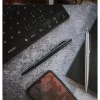 Golyóstoll, 0,7 mm, nyomógombos, fekete színű klip, matt fekete tolltest, PARKER, "Royal Jotter XL", kék