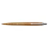 Golyóstoll, 0,7 mm, ezüst színű klip, mintás tolltest, PARKER, "Royal Jotter Róma", kék