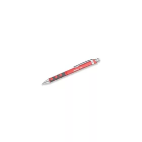   Golyóstoll, 0,8 mm, nyomógombos, tearózsa tolltest, ROTRING "Tikky", kék