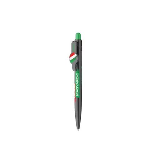 Golyóstoll display, 0,8 mm, nyomógombos, ICO "Hajrá Magyarok"