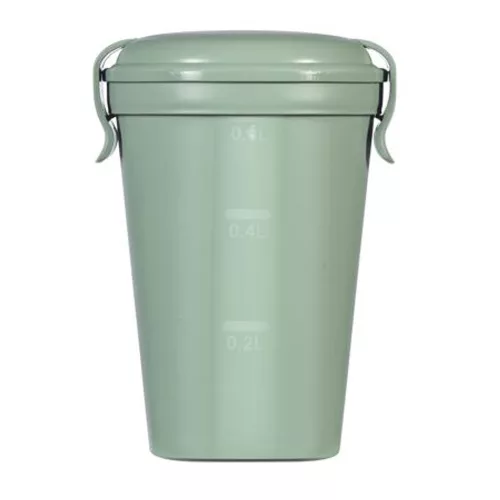 Ételtartó pohár, 600ml, műanyag, CURVER, "Lunch&Go", zöld