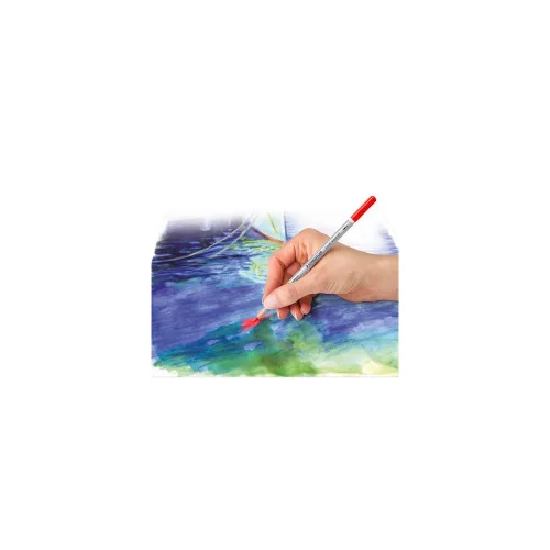 Akvarell ceruza készlet, hatszögletű, fém doboz, STAEDTLER "Karat® aquarell 125", 24 különböző szín