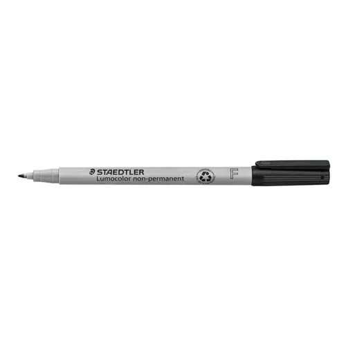 Alkoholmentes marker, OHP, 0,6 mm, STAEDTLER "Lumocolor® 316 F", fekete