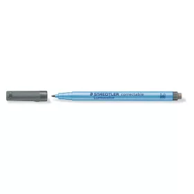   Alkoholmentes marker, OHP, 1 mm, STAEDTLER "Lumocolor® 305 M", fekete