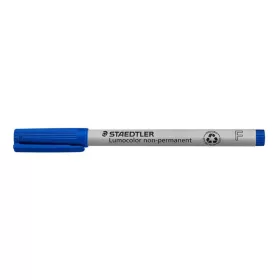   Alkoholmentes marker, OHP, 0,6 mm, STAEDTLER "Lumocolor® 316 F", kék