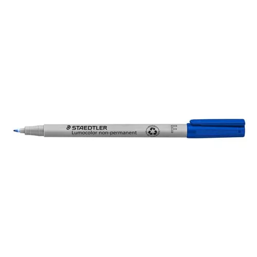 Alkoholmentes marker, OHP, 0,6 mm, STAEDTLER "Lumocolor® 316 F", kék