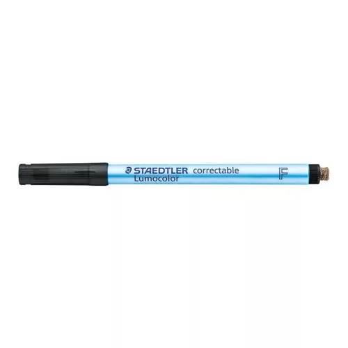Alkoholmentes marker, OHP, 0,6 mm, STAEDTLER "Lumocolor® 305 F", fekete