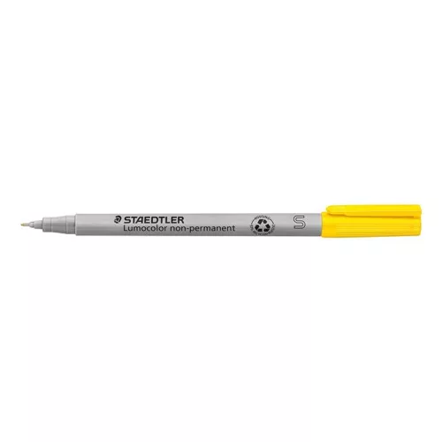 Alkoholmentes marker, OHP, 0,4 mm, STAEDTLER "Lumocolor® 311 S", sárga