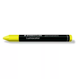   Jelölőkréta, mindenre író, vízálló (omnigraph), STAEDTLER "Lumocolor 236", sárga