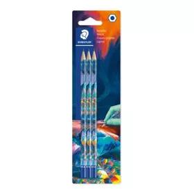   Grafitceruza készlet, HB, hatszögletű,  STAEDTLER "170 BK3-1", Multiverzum