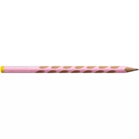   Grafitceruza, HB, háromszögletű, balkezes, STABILO, "EASYgraph", pasztell pink