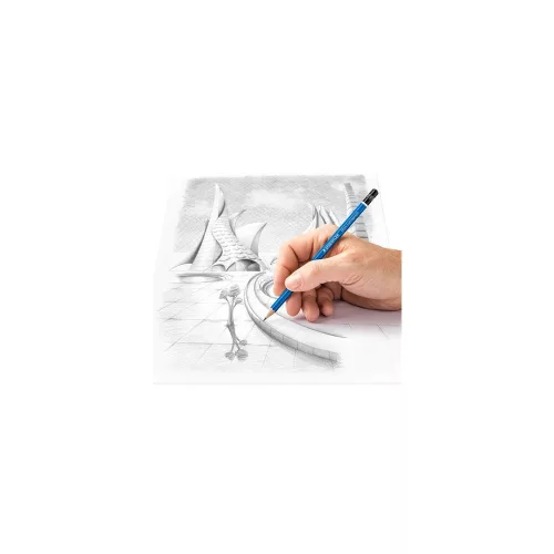 Grafitceruza készlet, fém doboz, hatszögletű, STAEDTLER "Mars® Lumograph® 100", 24 különböző keménység