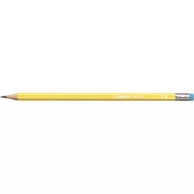   Grafitceruza radírral, HB, hatszögletű, STABILO "Pencil 160", sárga