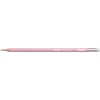 Grafitceruza radírral, HB, hatszögletű, STABILO "Swano Pastel", pink