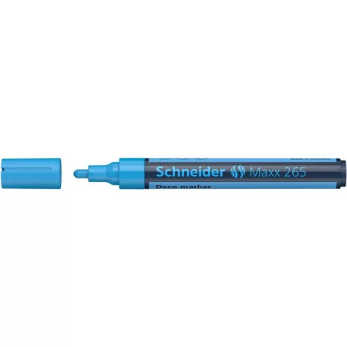 Krétamarker, 2-3 mm, SCHNEIDER "Maxx 265", világos kék