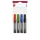 Alkoholos marker készlet, 1-3 mm, kúpos, ICO "Permanent 11", 4 különböző szín
