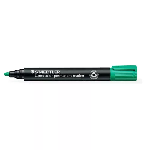Alkoholos marker, 2 mm, kúpos, STAEDTLER "Lumocolor® 352", zöld